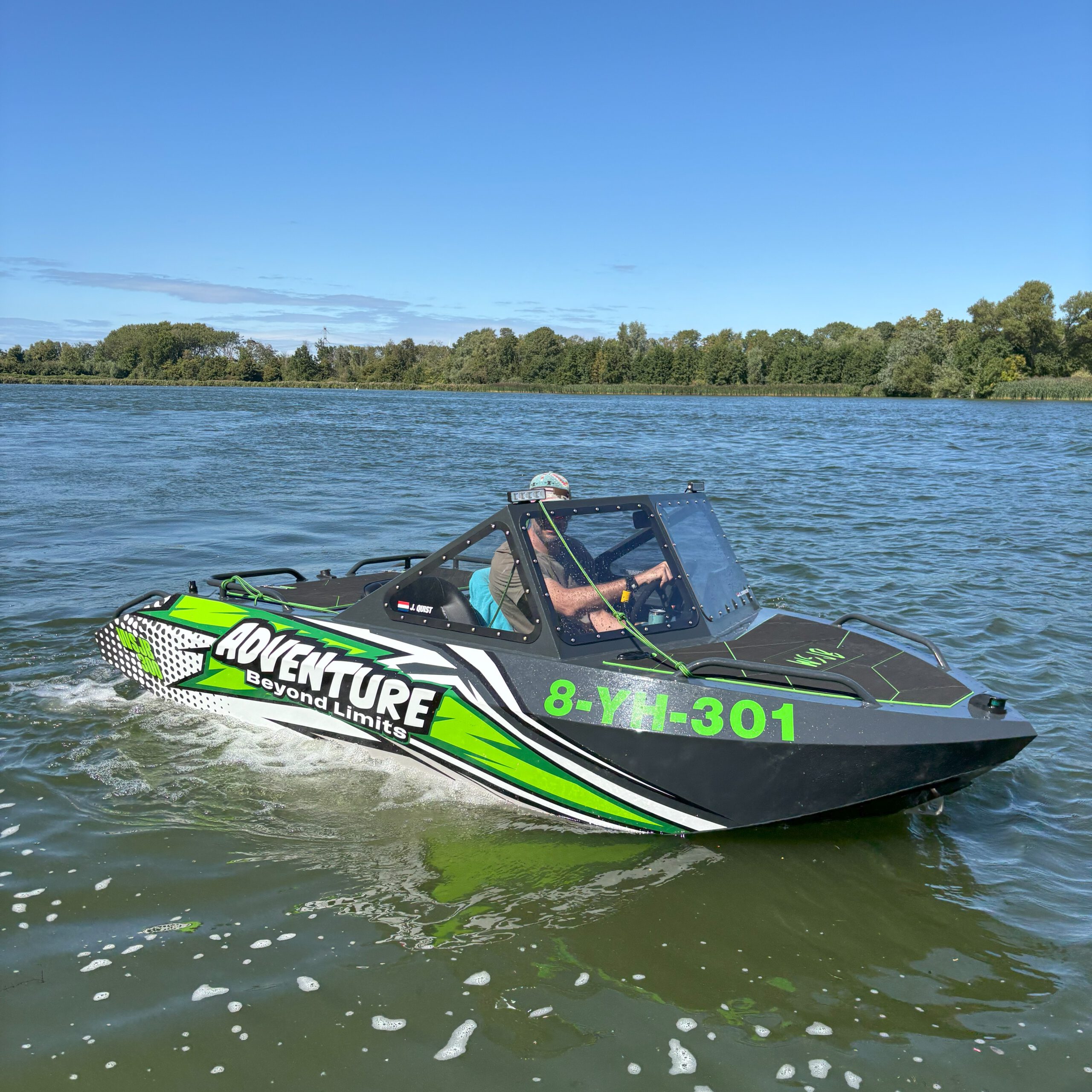 Unique WSB 300 Prototype Turn Key Mini Jetboat – 90HP Rotax – Full Aluminium EN5083 - Image 6