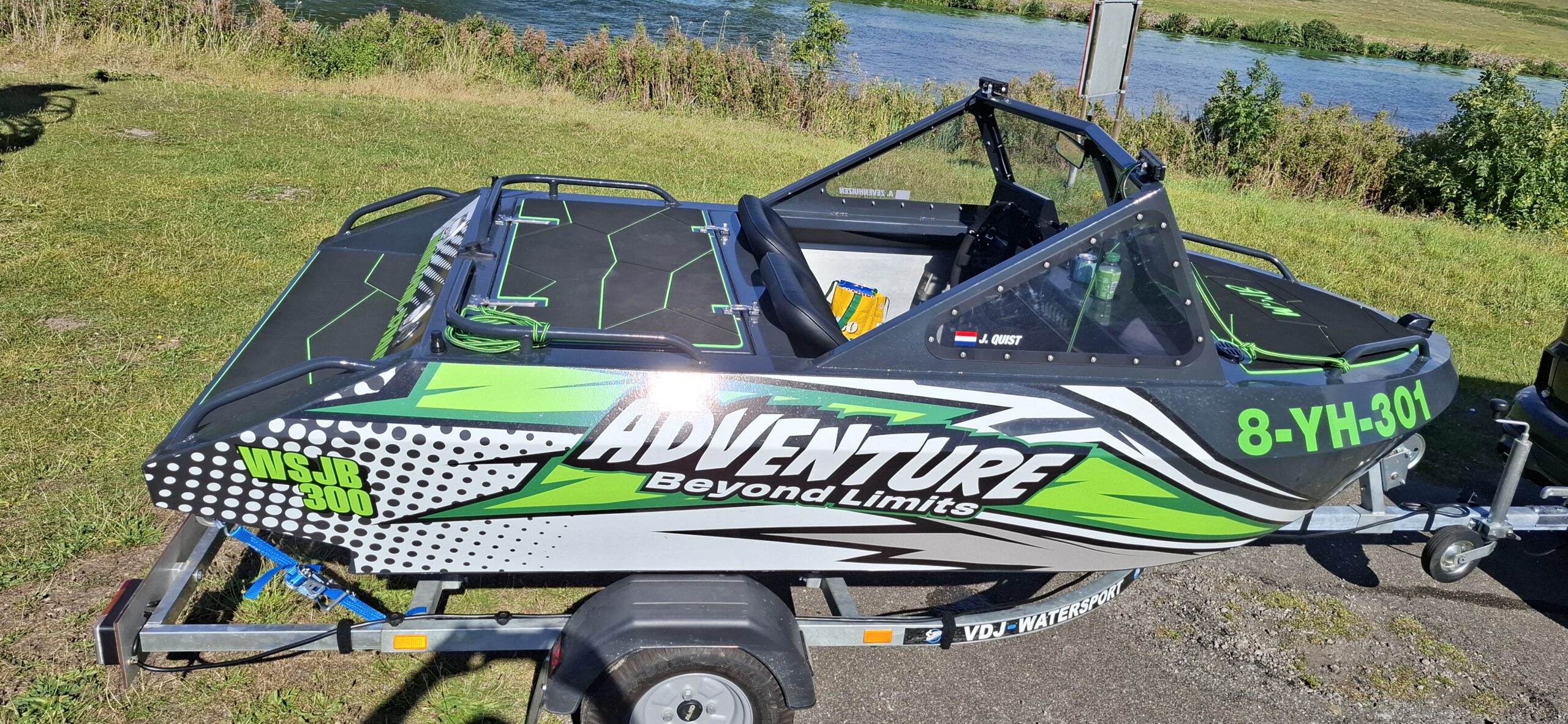 Unique WSB 300 Prototype Turn Key Mini Jetboat – 90HP Rotax – Full Aluminium EN5083 - Image 3